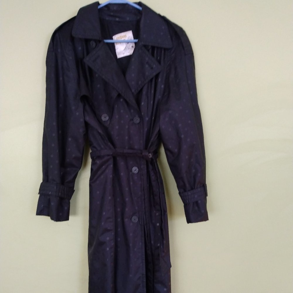 London Towne, Vintage, Long Black Jacket